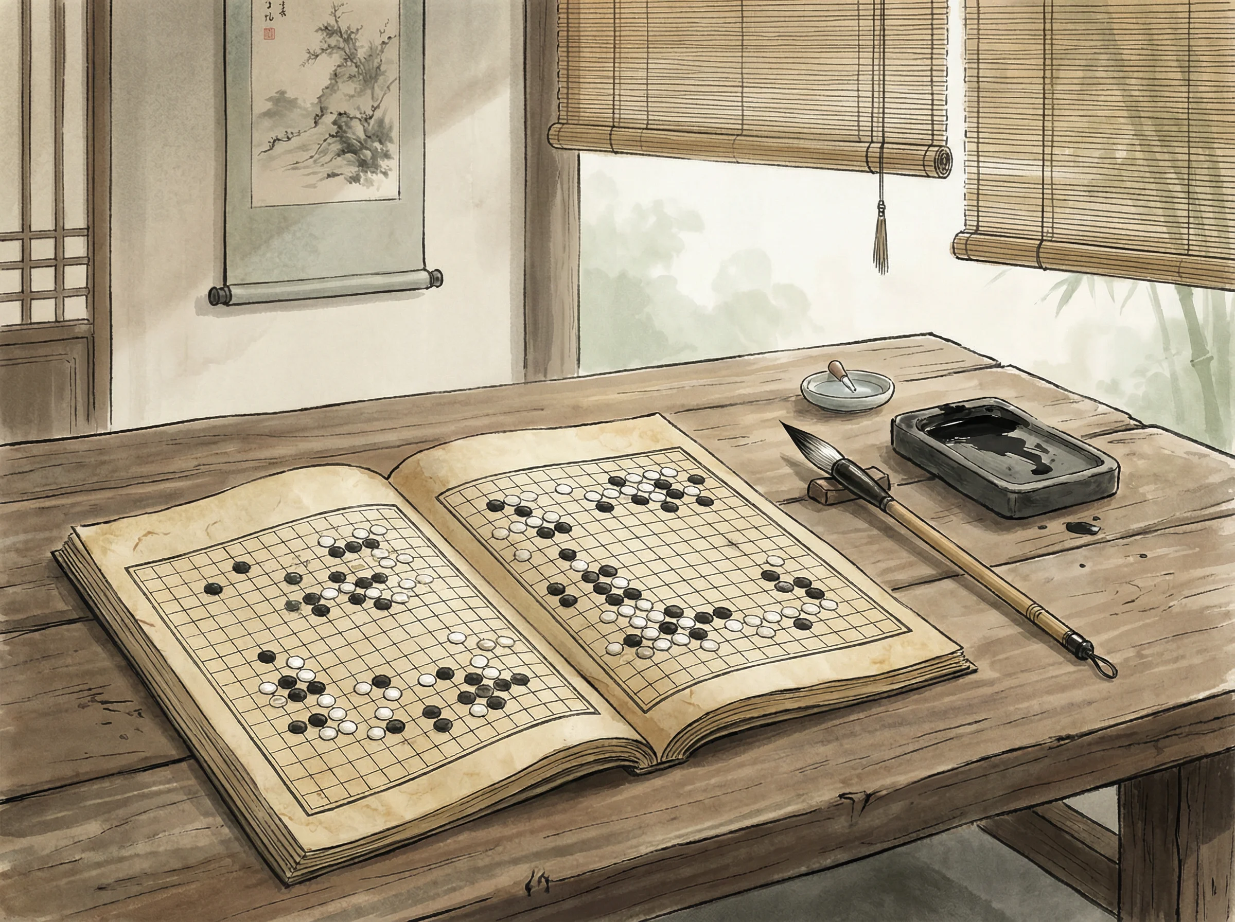 古籍《弈理指归图》封面，探索 财神棋牌 奥秘
